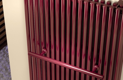 Grzejnik Sitar2 pion z dodatkowym wieszakiem